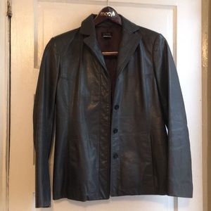 J Crew vintage leather jacket